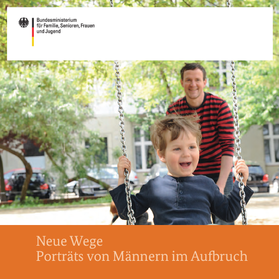 Cover der Publikation 'Neue Wege. Porträts von Männern im Aufbruch'.