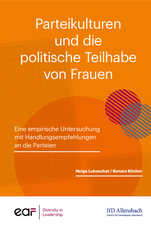 Cover der Untersuchung 'Parteikulturen und die politische Teilhabe von Frauen'.